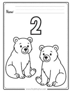 Winter Count and Color Worksheets - Itsy Bitsy Fun