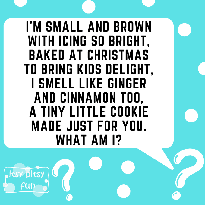 Gingerbread Man Riddles for Kids 3
