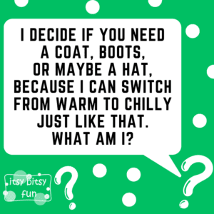Weather Riddles for Kids - Itsy Bitsy Fun