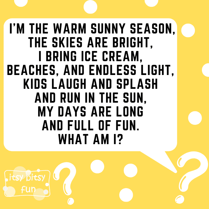 Summer Riddles for Kids 5
