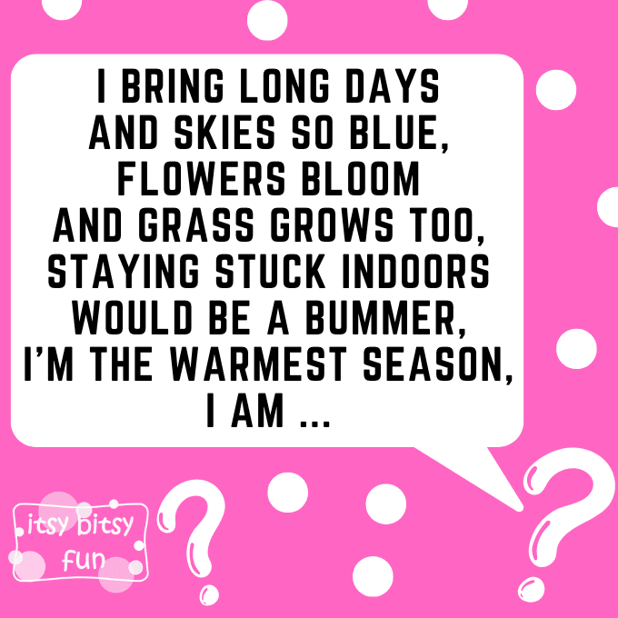 Summer Riddles for Kids 9
