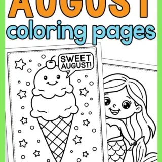 Free Printable August Coloring Pages for Kids