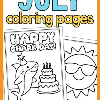 Free Printable July Coloring Pages for Kids